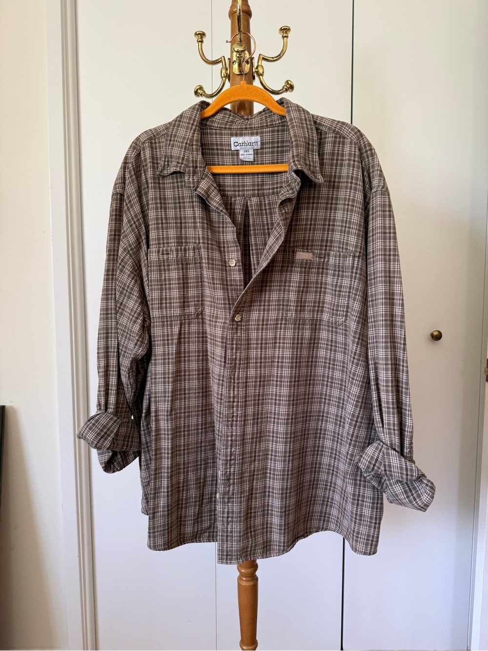 Carhartt plaid button down